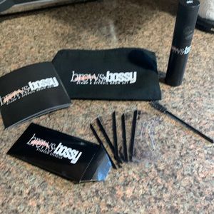 Brows by bossy stamp and stencil brow set